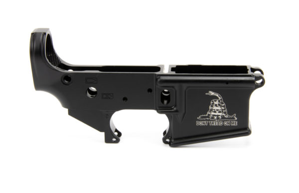 BKF AR15 Stripped Lower Receiver - (Don't Tread On Me)