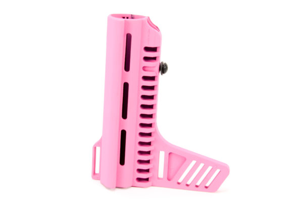Skeletonized Pistol Stabilizer Blade - Prison Pink Cerakote