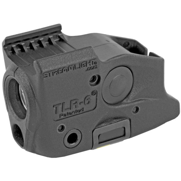 Streamlight, TLR-6, Fits Glock 17/22 and 19/23, Black, White LED and Red Laser, Includes 2 CR 1/3N Lithium Batteries