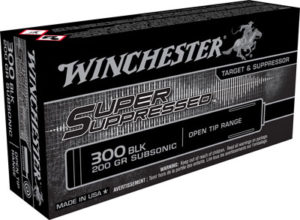 WIN AMMO SUPER SUPPRESSED .300 AAC BLACKOUT 200GR. FMJ 20-PK