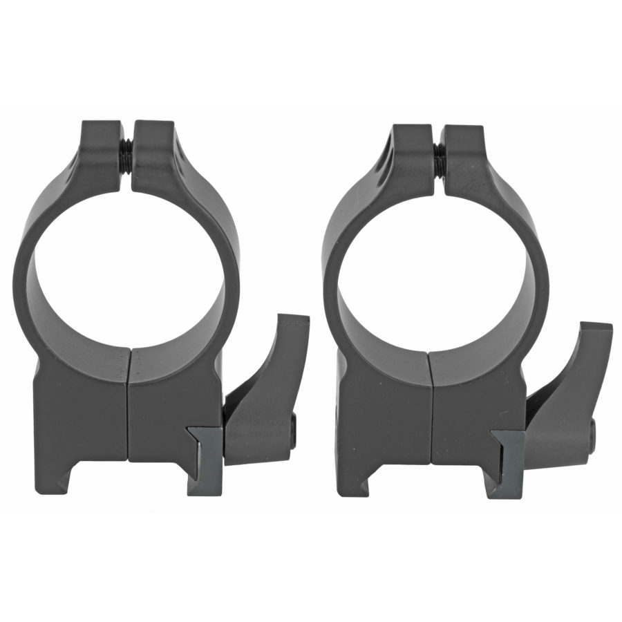 Warne Scope Mounts, Maxima Quick Detach Ring, 1", High, Matte Finish