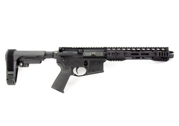 BKF M4 MOD-0 9" 1/7 Twist 300 Blackout SBA3 FFSSR Pistol - Anodized