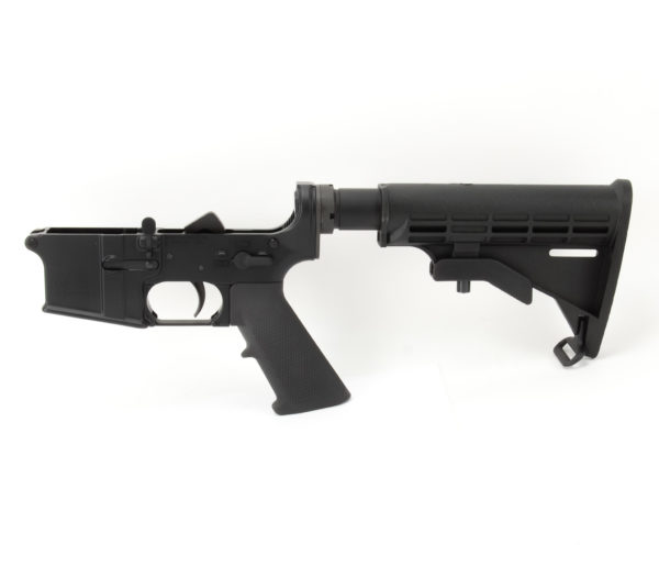 BKF AR15 Complete Lower Receiver - Anodized (No Logo)
