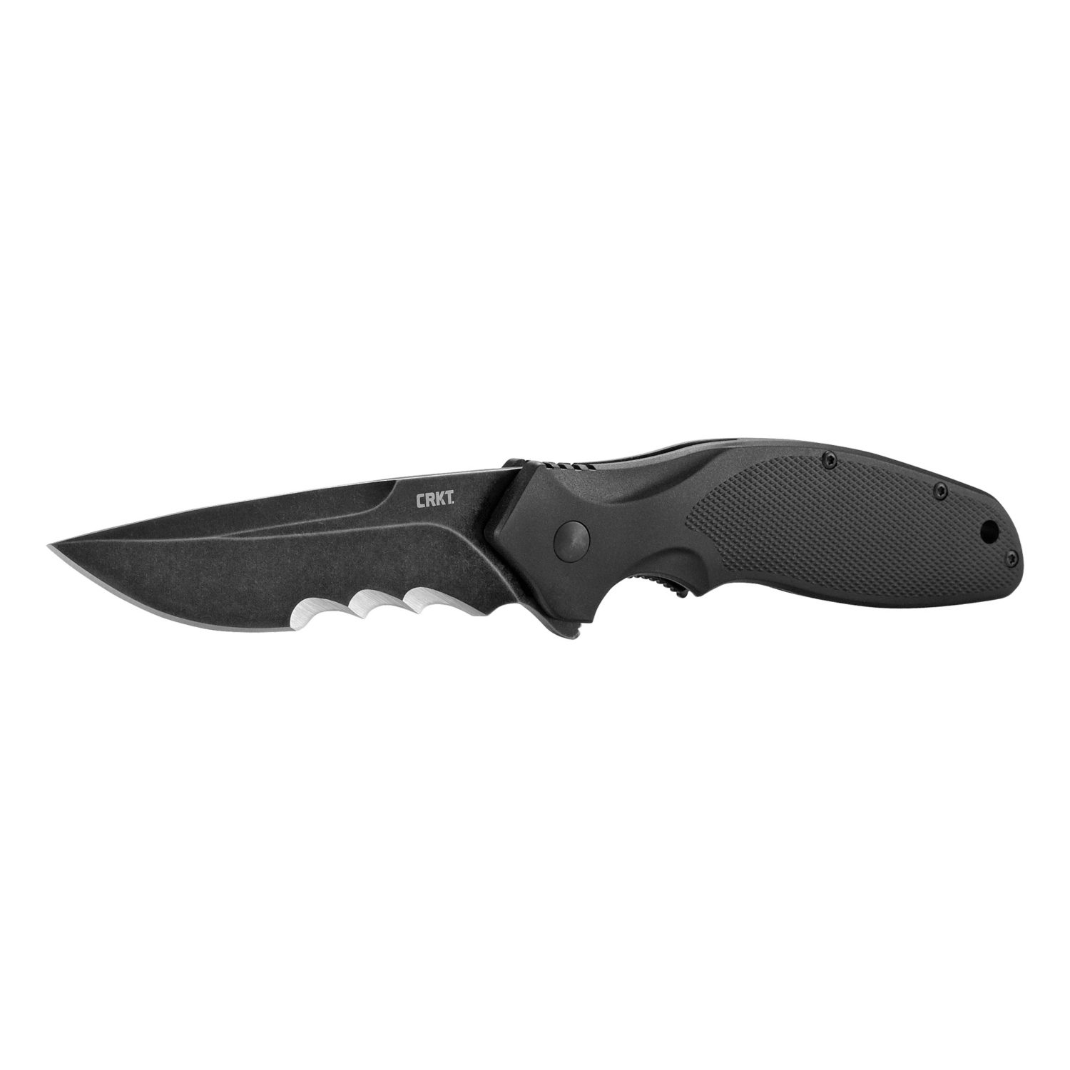 Columbia River Knife & Tool, Shenanigan w/ Veff Serrations, 3.35" Drop