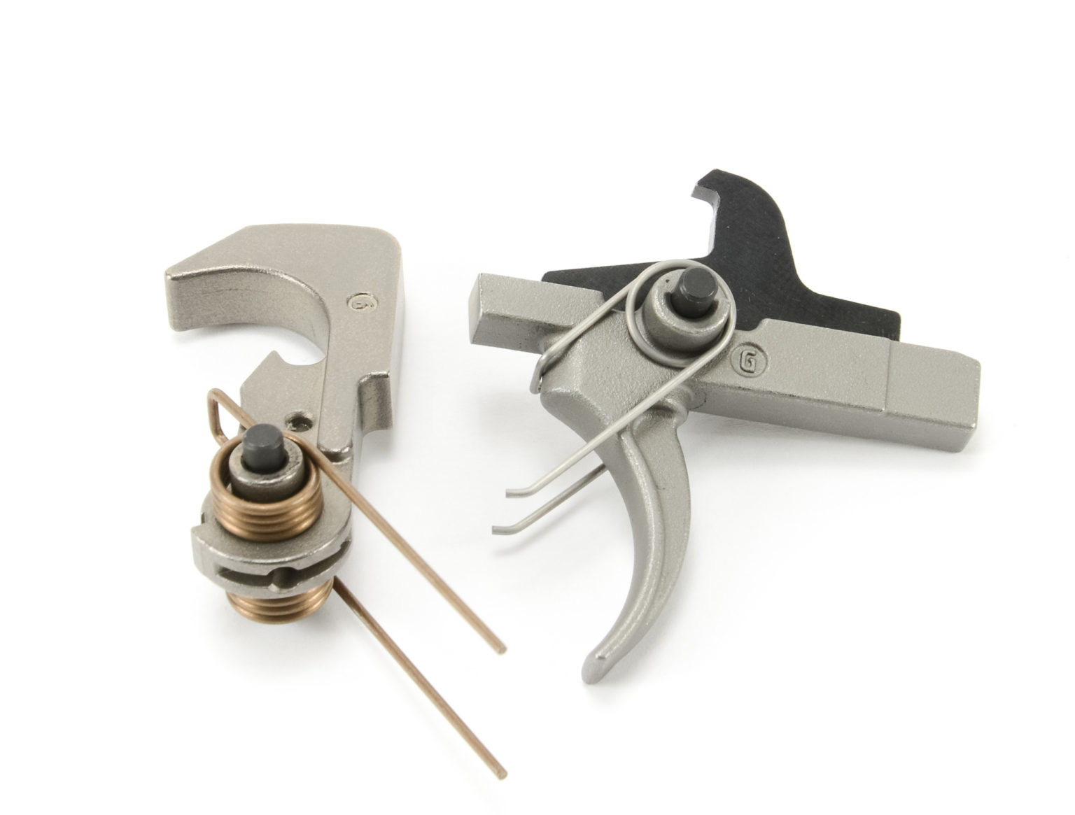 BKF Ar15 Nickel Teflon Fire Control Group Complete (Polished) (10 Pack)