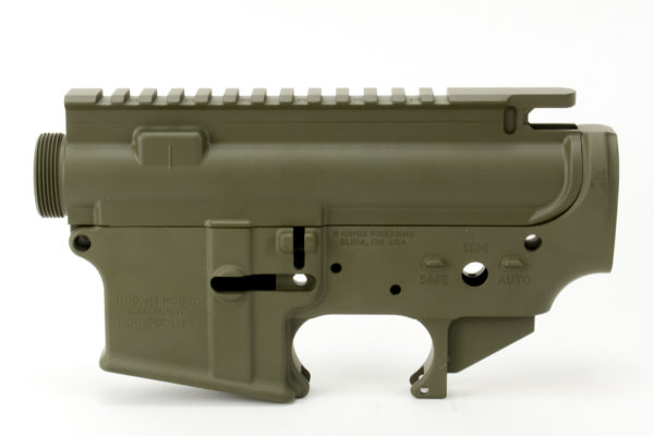 BKF M4 MOD-0 Cerakoted Receiver Set - OD Green