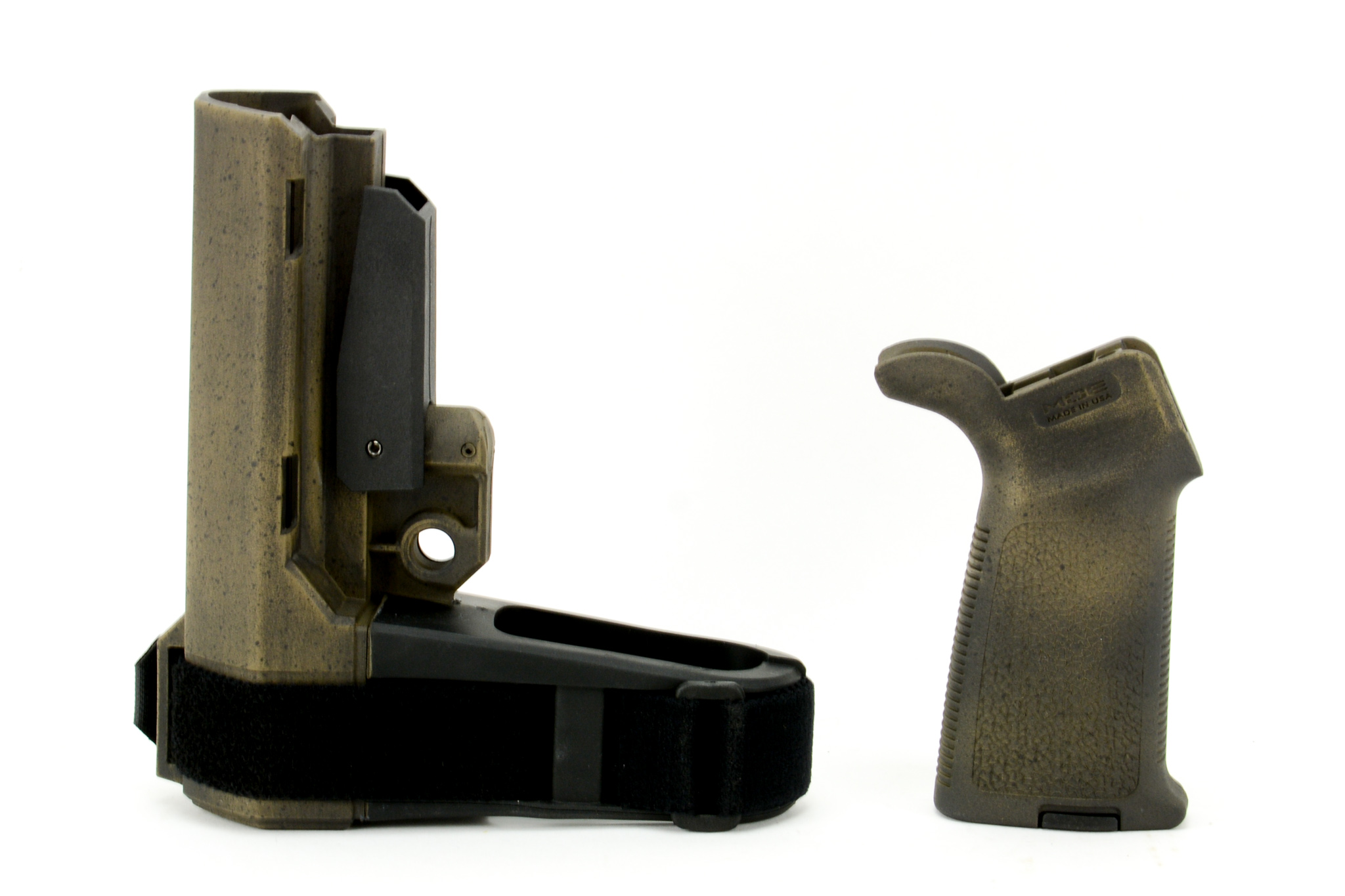 AR15 SB Tactical SBA3 Pistol Stabilizing Brace and Magpul MOE Grip