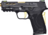 Smith & Wesson, M&P9 Shield EZ, Performance Center, Internal Hammer Fired, Semi-automatic, Polymer Frame, Micro-Compact, 9MM, 3.8" Ported Barrel, Armornite Finish, Black, HiViz Litewave H3 Tritium/Lightpipe Sights, No Thumb Safety, 8 Rounds, Performance Center Aluminum Trigger, Cleaning Kit, 2 Magazines