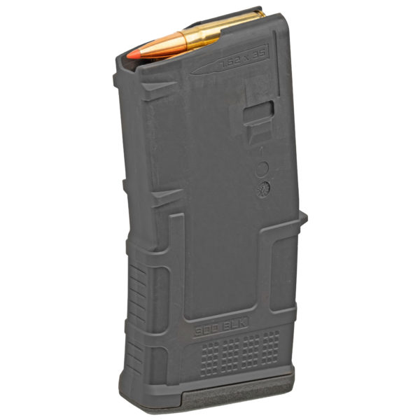 Magpul's PMAG 20 AR 300 B GEN M3 is a purpose-built magazine for rifles chambered in .300 Blackout (300 BLK). Similar in every way to our PMAG 30 AR 300 B, the PMAG 20 is more compact for increased maneuverability and creates a more concealable package for use in small format firearms.The PMAG 20 AR 300 B's distinct ribbed design and smoother upper-half texture provides the shooter a distinct visual and tactile difference from any other PMAG to mitigate dangerous cross-loading issues.
