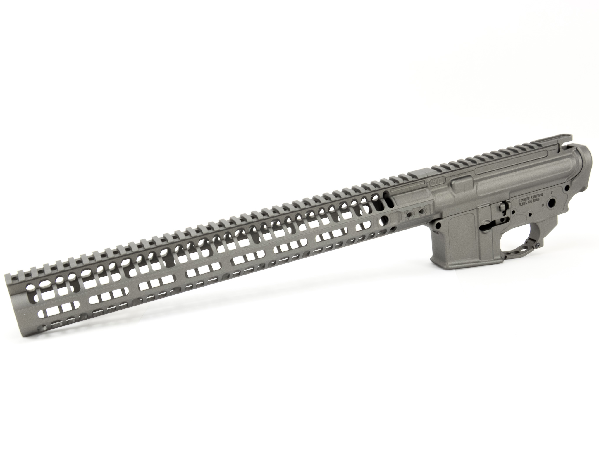 BKF M4 MOD-1 15" M-LOK Builder Set - Tungsten Cerakote