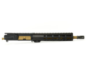 BKF AR15 11.5" 5.56 Nato Govt 1/7 Twist Carbine Length Barrel W/ 9.875" Slim M-LOK Rail - Burnt Bronze