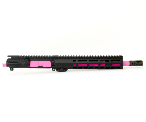 BKF AR15 11.5" 5.56 Nato Govt 1/7 Twist Carbine Length Barrel W/ 9.875" Slim M-LOK Rail - Pink