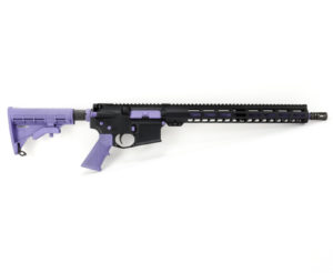 BKF AR15 16″ 1/7 Twist 5.56 Nato Rifle - Purple Accents