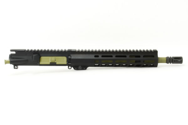 BKF AR15 11.5" 5.56 Nato Govt 1/7 Twist Carbine Length Barrel W/ 9.875" Slim M-LOK Rail - Bazooka Green