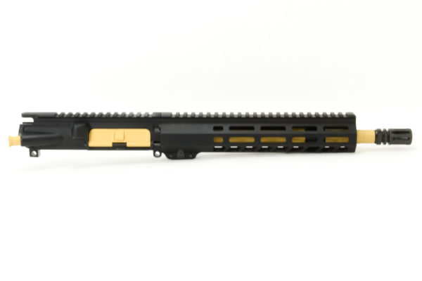 BKF AR15 11.5" 5.56 Nato Govt 1/7 Twist Carbine Length Barrel W/ 9.875" Slim M-LOK Rail - Gold
