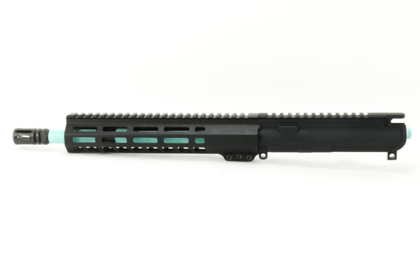BKF AR15 11.5" 5.56 Nato Govt 1/7 Twist Carbine Length Barrel W/ 9.875" Slim M-LOK Rail - Robins Egg Blue