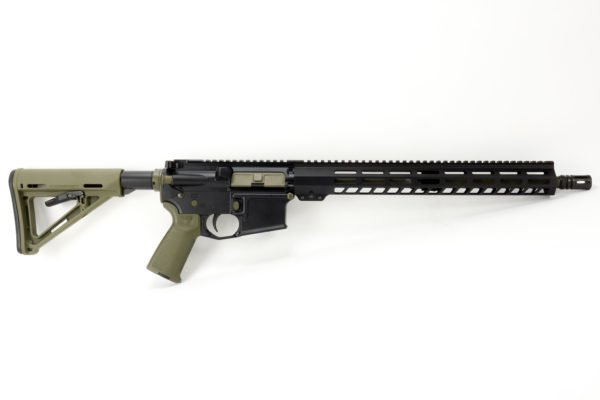 BKF-15 16″ 1/7 Twist 5.56 Nato 15″ M-lok Magpul Rifle - OD Green Accents