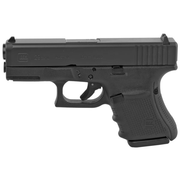 The GLOCK 29 Gen4 offers the concealment of a compact pistol while delivering the raw, long-range power of the magnum force 10 mm Auto cartridge with ease. The Gen4 design offers an aggressive grip pattern to allow for a more secure grip on the pistol, even with gloved hands. Includes three 10-round magazines.