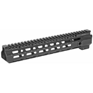 The Midwest Industries Combat Rail Series Handguard is a 1-piece design that features M-LOK accessory mounting slots on 7 flats along its length, a full length Picatinny rail at the 12 o'clock position and two QD sling swivel mounting points. This robust design has a slim profile and is machined from rugged 6061 aluminum with a type 3 hard coat anodized finish. Comes with mounting hardware, barrel nut wrench and a 5-slot polymer M-LOK accessory rail. Midwest Industries is a proven leader in the firearm industry. Made in America, focusing on the small details to make your rifle platform better.