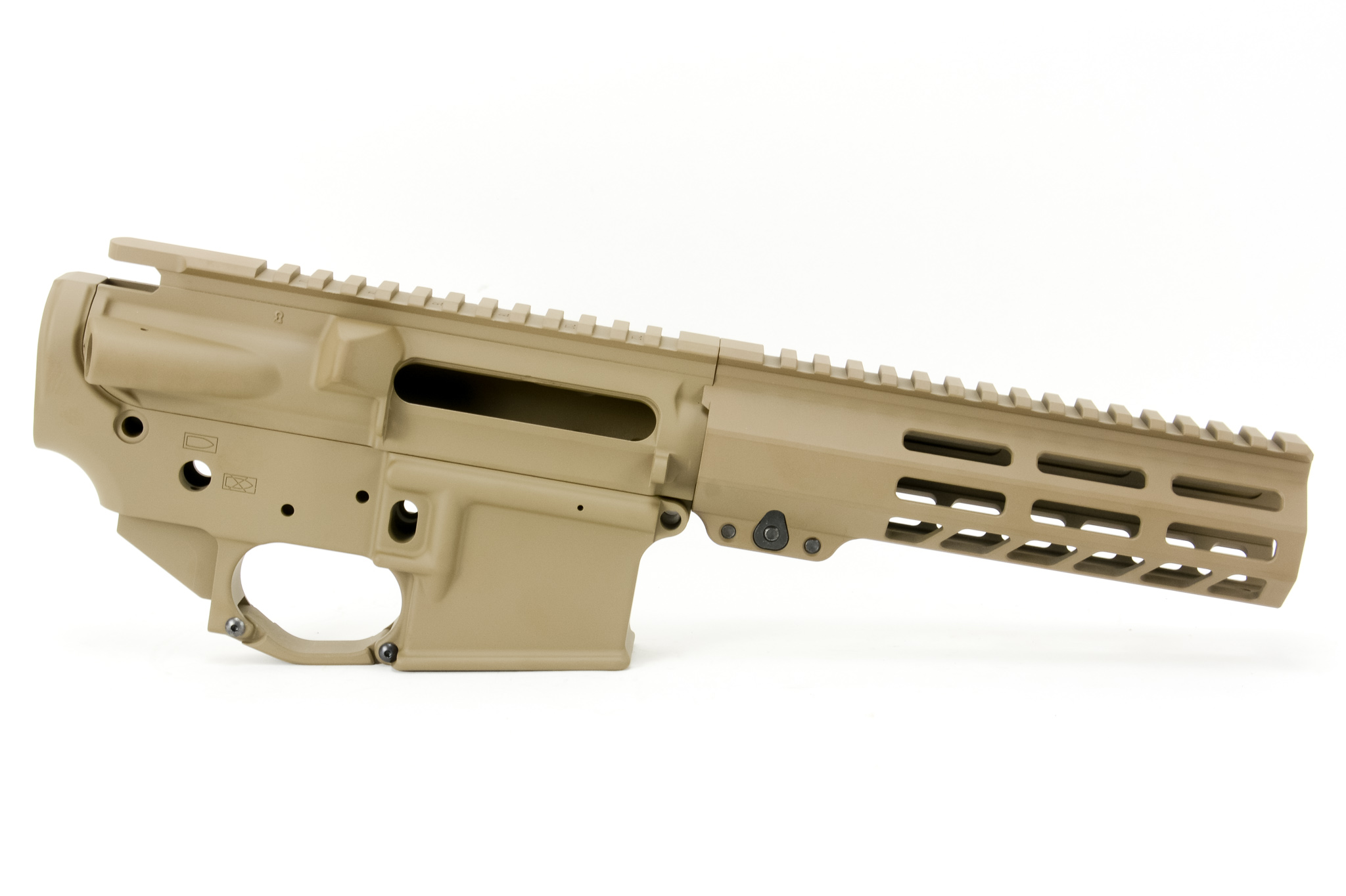 BKF 7" M-LOK Slim Cerakoted Builder Set - OD Green