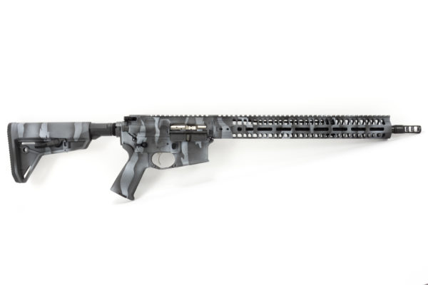 BKF M4 MOD-1 M4 16" Pencil 1/7 Twist 5.56 Nato Rifle - Sniper Grey Tiger Stripe