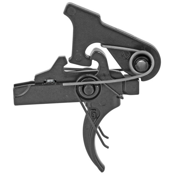 The Geissele 2 Stage (G2S) was designed to be a high quality, cost effective option of the SSA. The G2S is a 4.5lb. non-adjustable combat trigger that is a precision two-stage trigger and allows precise and accurate trigger control. The G2S is manufactured from the same tool steel as the SSA. Visually, from the outside of the weapon there is no difference from the SSA and the feel and reliability is the same. The G2S however has a different way of holding the hammer pin in place, there is no laser markings, and the parts are only spot checked for MP.