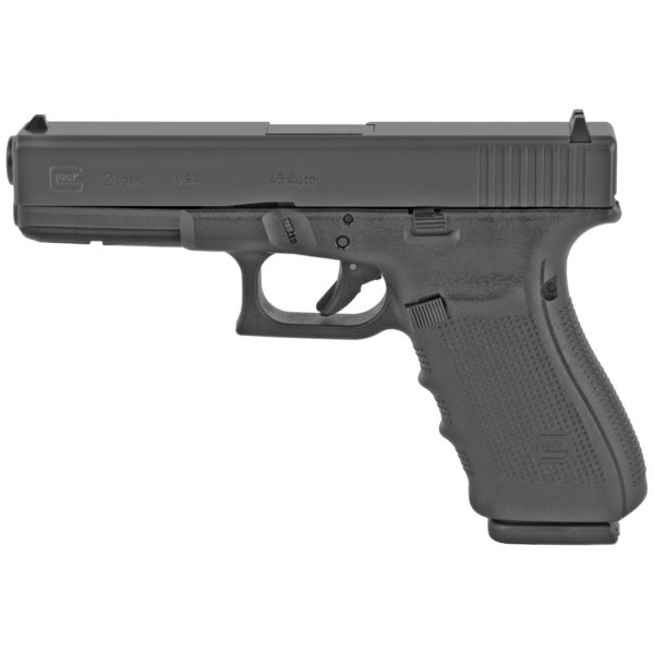 Remarkable for its accuracy and light recoil, the GLOCK 21 Gen4 delivers the power of the 45 Auto round with high magazine capacity. The Modular Back Strap system makes it possible to instantly customize its grip to accommodate any hand size. The reversible magazine catch makes it ideal for left and right-handed shooters The Gen4 system is the perfect complement to the 45 Auto caliber cartridge. Includes three 13-round magazines.