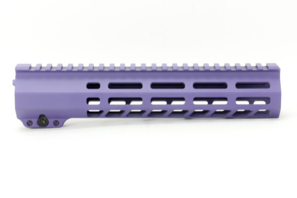 BKF AR15 9.875" M-LOK Handguard - Purple Cerakote