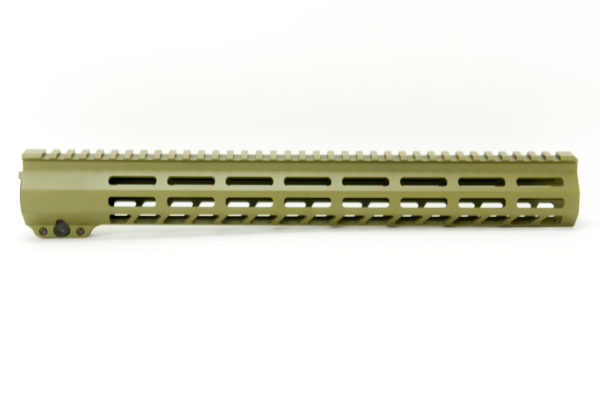 BKF AR15 15" M-LOK Handguard - Bazooka Green Cerakote