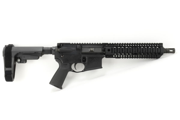 BKF M4 MOD-0 10" 1/7 Twist 300 Blackout SBA3 Pistol W/ Midwest 9.25" Quad