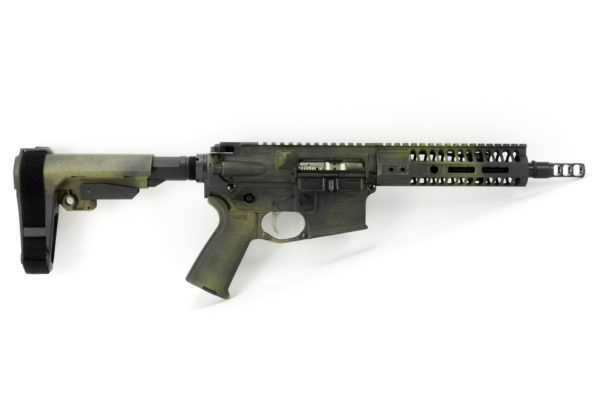 BKF M4 MOD-1 8" 1/7 Twist 300 Blackout Pistol - Bazooka Battleworn