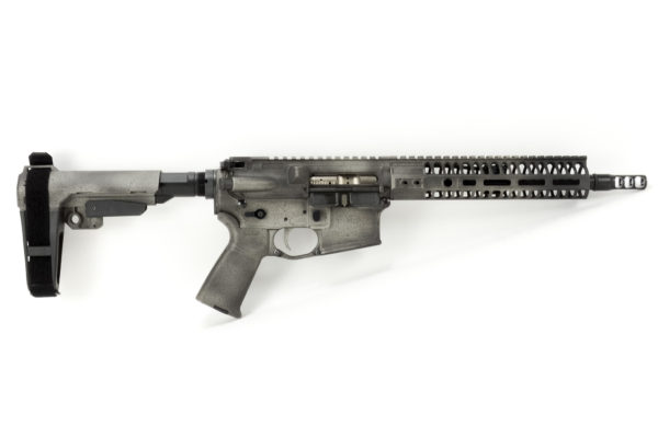 BKF M4 MOD-1 10" 1/7 Twist 300 Blackout Pistol - Titanium Battleworn
