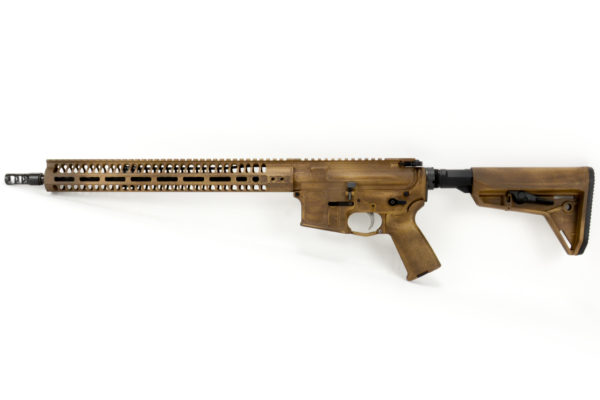 BKF M4 MOD-1 M4 16" Pencil 1/7 Twist 5.56 Nato Rifle - Coyote Battleworn