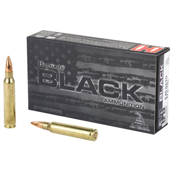 Hornady BLACK(R) ammunition features versatile loads optimized for excellent performance from America's favorite guns. Loaded with legendary Hornady(R) bullets, Hornady BLACK(R) ammunition is designed to fit, feed and function in a variety of platforms.