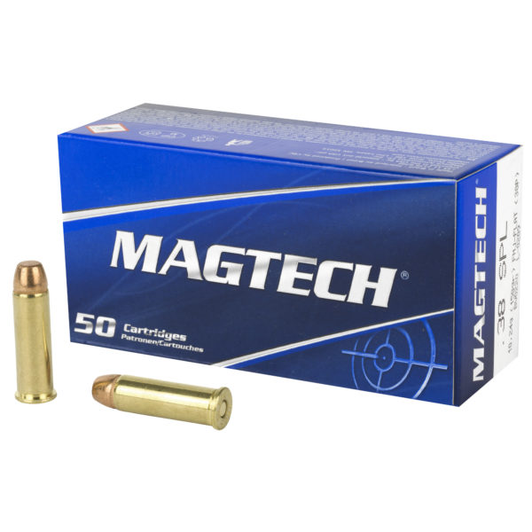 Magtech, Sport Shooting, 38 Special, 158 Grain, Full Metal Case Flat, 50 Round Box