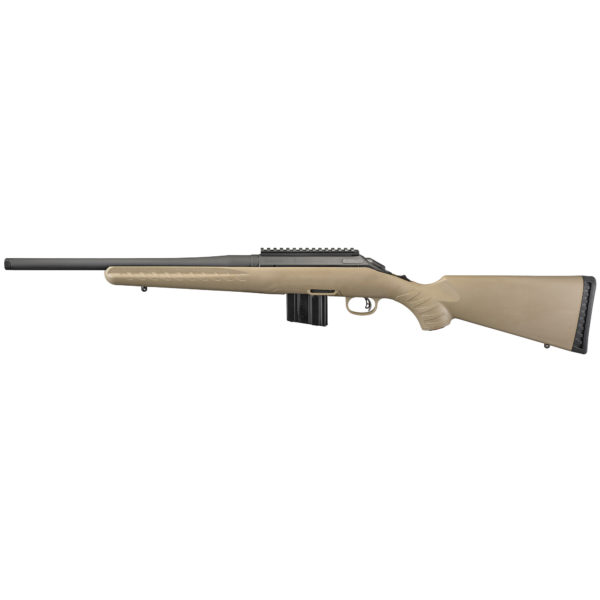 Ruger, American Ranch Rifle, Bolt Action, 6.5 Grendel, 16.1" Threaded Barrel, 5/8X24 Threads, Flat Dark Earth Synthetic Stock, 10Rd