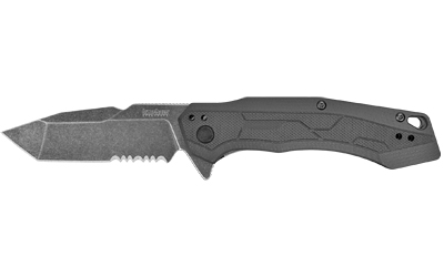 Kershaw, Analyst, Folding Knife, 3.25" BlackWash Gray Blade, Black Handle