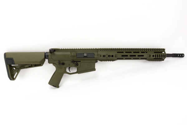 BKF M5 MOD-0 LR-308 16" 1/10 Twist .308 FFSSR SL-S Cerakoted Rifle - OD Green