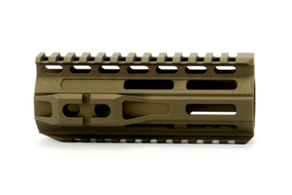 AR15 Parallax Tactical 5.5" M-LOK Slim Hybrid Handguard - Midnight Bronze Cerakote
