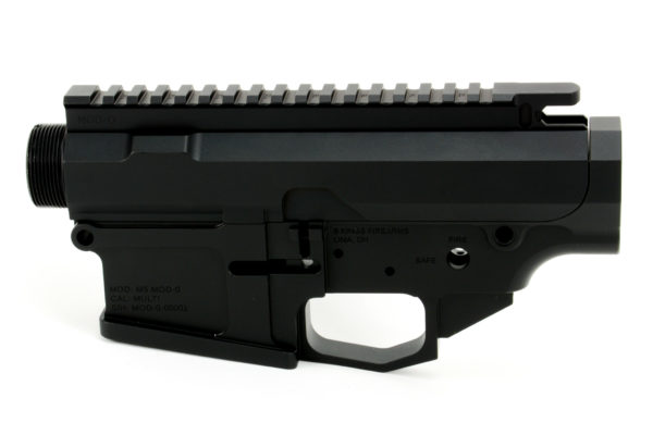 BKF M5 MOD-0 LR-308 Stripped Billet Receiver Set W/ Ambi Bolt Release