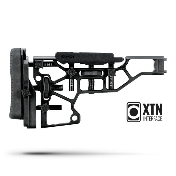 Mdt SRS-X Premier Skeleton Rifle Stock - Black