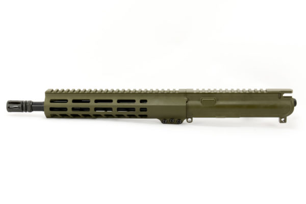 BKF AR15 11.5" 5.56 Nato Govt 1/7 Twist Carbine Length Barrel W/ 9.875" Slim M-LOK Rail - OD Green