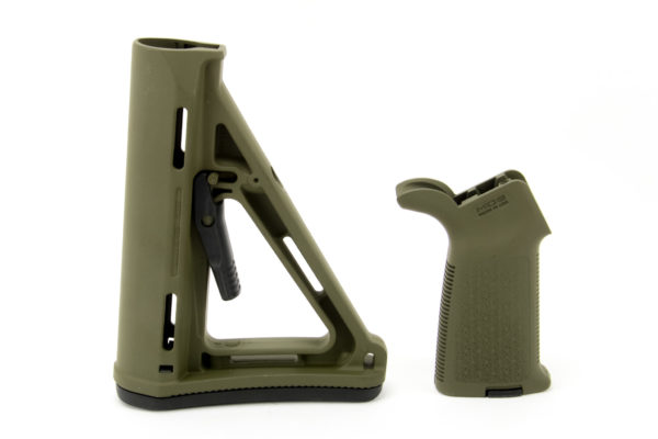 Magpul Moe Carbine Stock Mil-spec and MOE Grip Combo - OD Green Cerakote