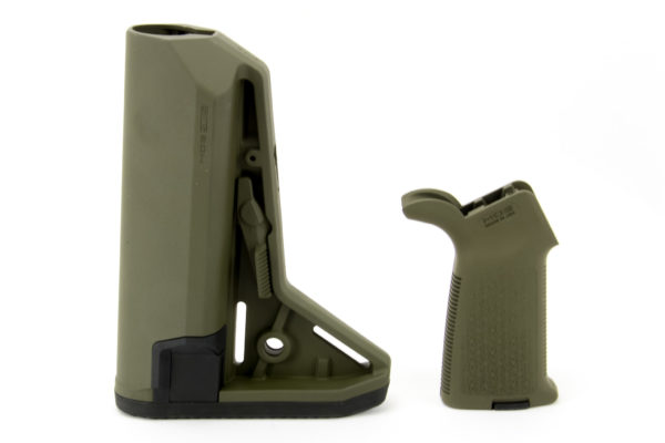 Magpul Moe SL-S Carbine Stock Mil-spec and MOE Grip Combo - OD Green Cerakote