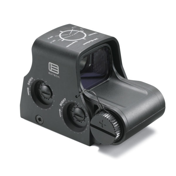 EOTech, XPS2 Holographic Sight, Red 68 MOA Ring With 2 MOA Dots Reticle, .300 Blackout Ballastics on Hood, Rear Button Controls, Black Finish