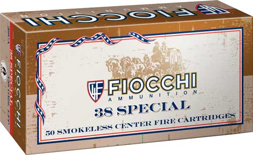 FIOCCHI 38 SPECIAL 158GR LFP 50RD