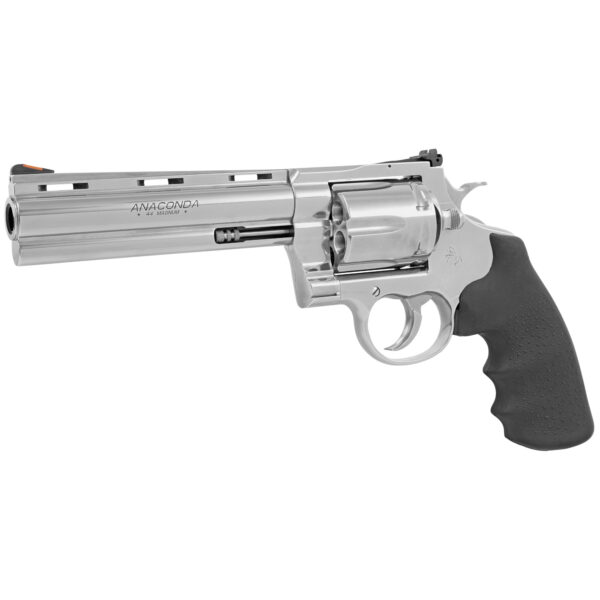 Colt's Manufacturing, Anaconda, Revolver, 44 Magnum, 6" Barrel, Semi-Bright Stainless Finish, Hogue Grip, 6 Rounds