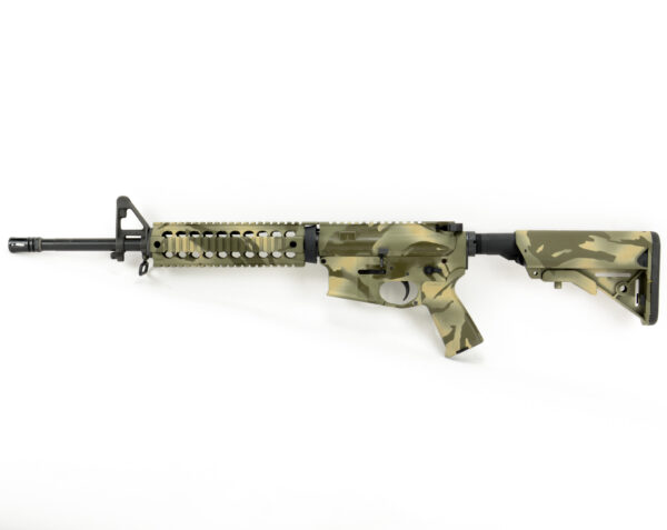 BKF M4 MOD-0 16" 1/7 Twist 5.56 Nato FSB Cerakoted Rifle - Shadowcam Foliage