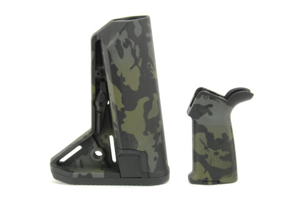 Magpul Moe SL-S Carbine Stock Mil-spec and MOE Grip Combo - Black Multicam