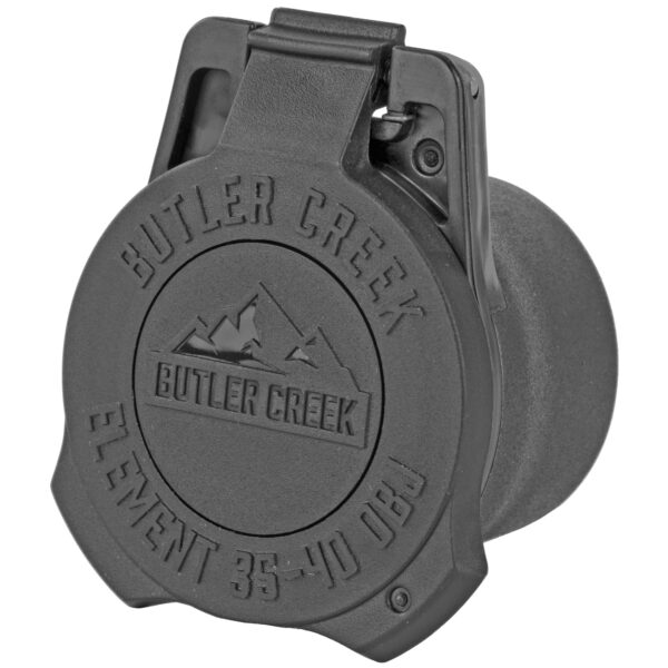 Butler Creek, Element Scope Cover, 40mm, Black, Objective